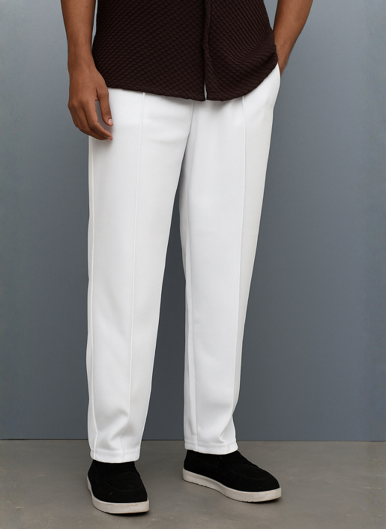 Men's Imported baggy White Trouser