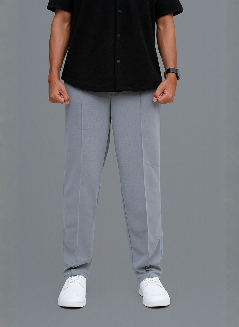 Men's Imported baggy Light Grey Trouser