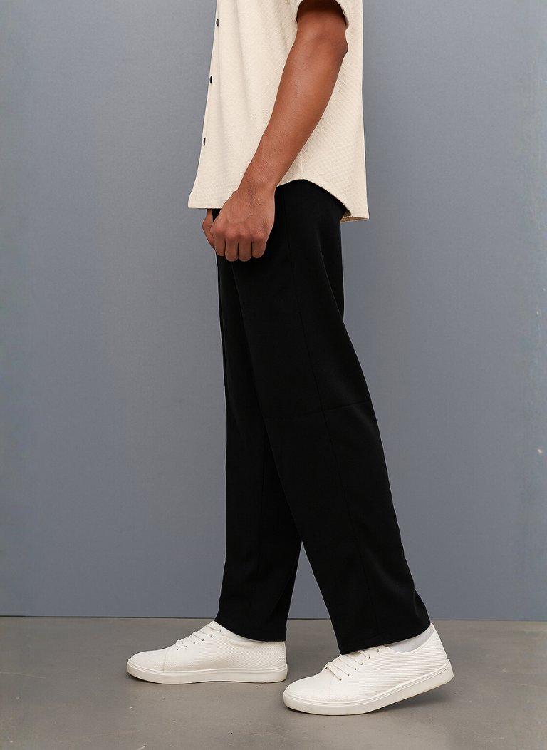 Men's Imported baggy Black Trouser