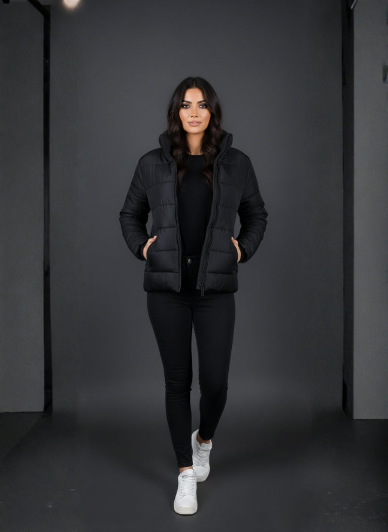 ShadowHood Parachute Zipper Jacket – Black Edition