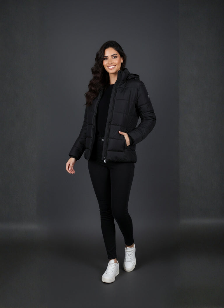 ShadowHood Parachute Zipper Jacket – Black Edition